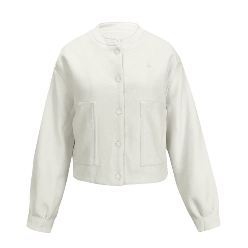 Jack Wills Womens/Ladies Plain Bomber Jacket / Cream